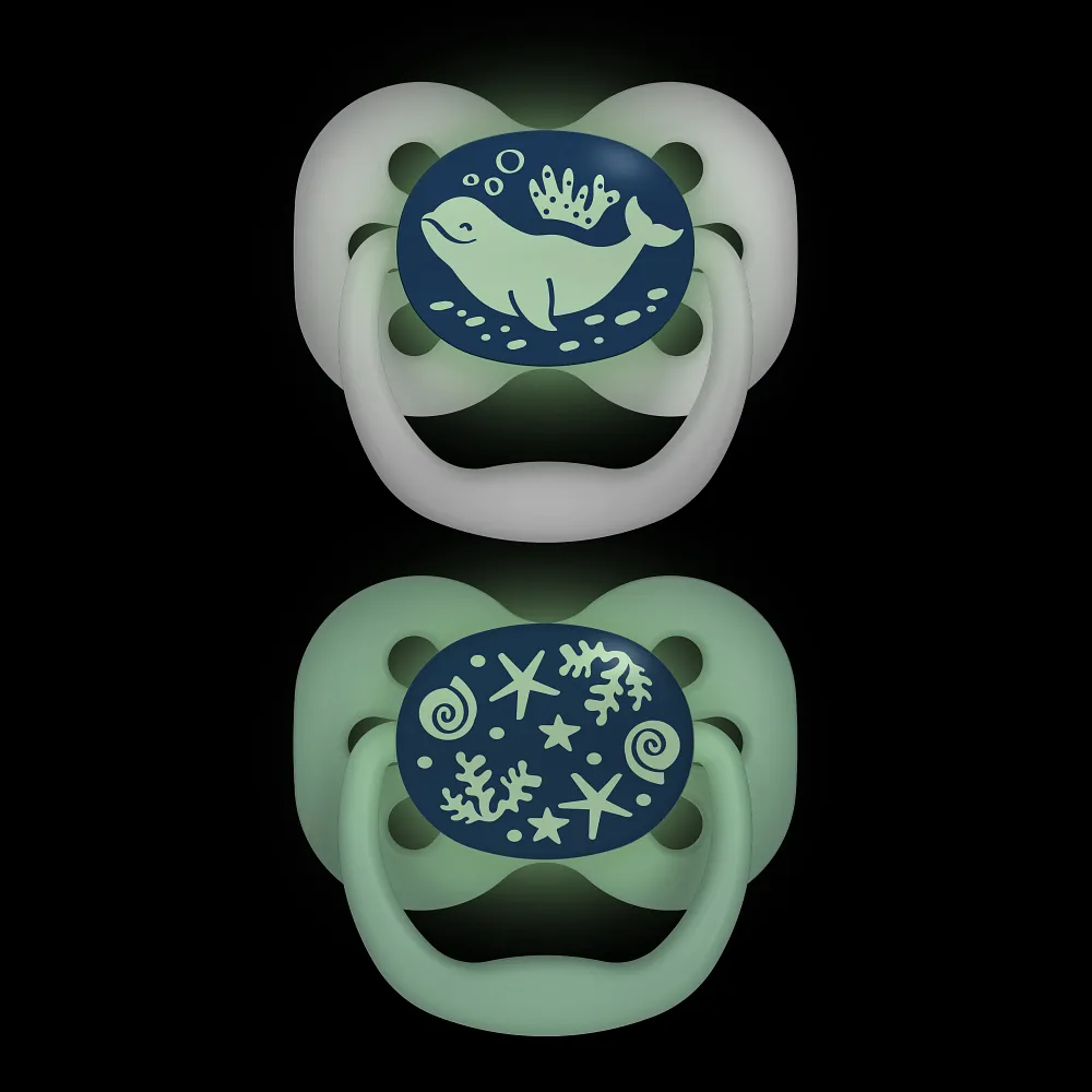 PA12004-INTL_R1_Product_F_Advantage_Soother_Stage_1_Blue_Ocean_Glow-in-the-Dark_2-pack_Glowing_60eb1f04-f5a9-4b37-97e2-c5ffbdc0a709